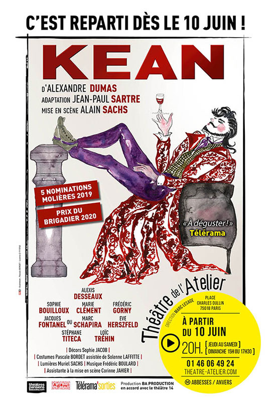 Kean réalisation Alain Sachs